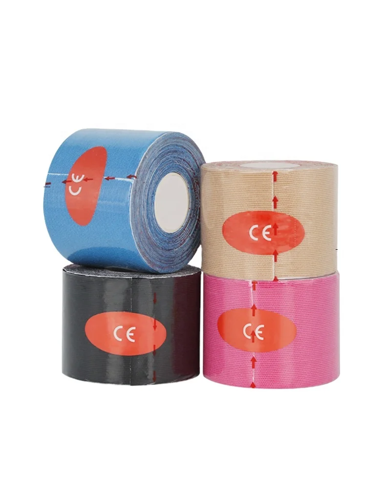 Original Cotton Elastic Premium Athletic Tape Hypoallergenic and Waterproof Tape for Muscle Pain Relief  Kinesiology Tape