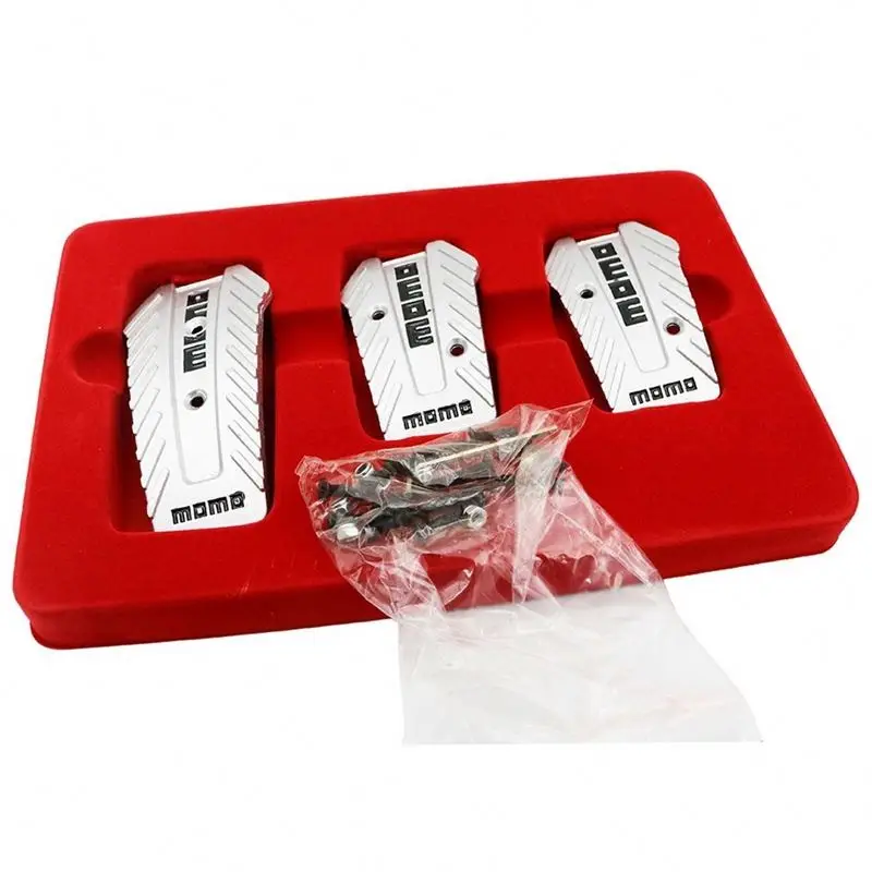 3PCS/2PCS/Set Aluminum Car Clutch Brake Foot Pedals Universal Non-Slip Sport Racing Pedals For Universal