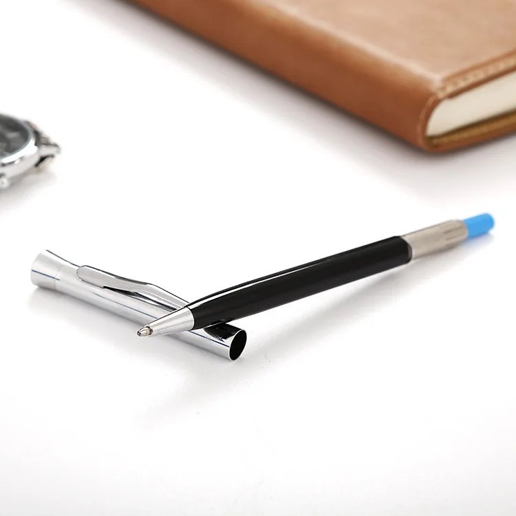 Customizable Hotel Advertising Business Gift Pen Creative Rotary Writing Metal Ballpoint Pen Printable Logo Business Personal