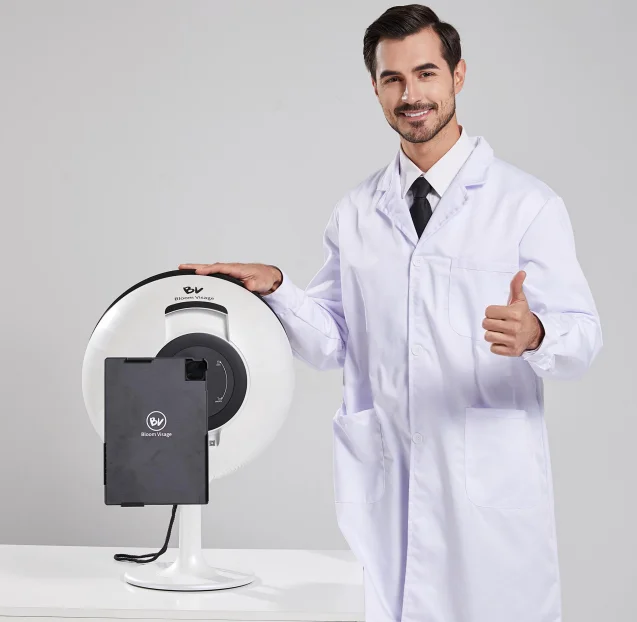 mirror Ai Intelligent facial skin scanner analysis machine care device