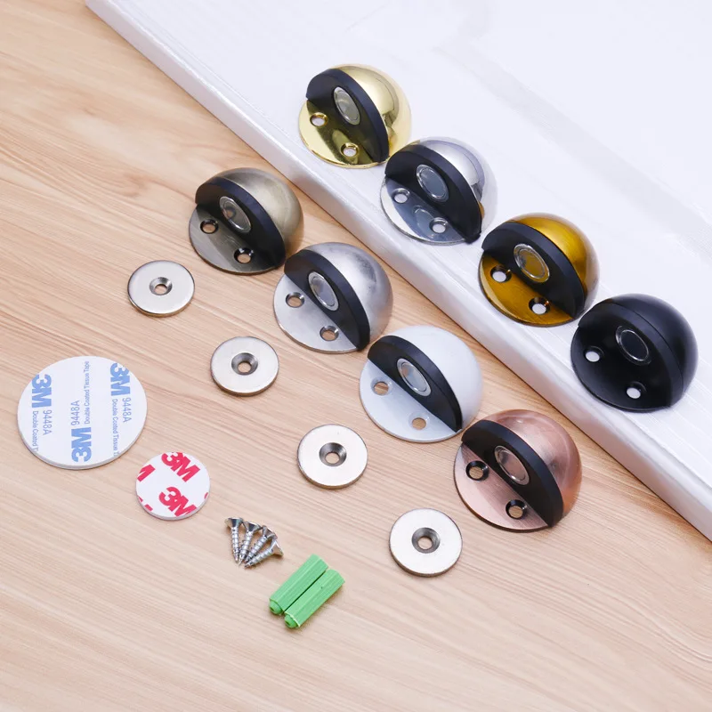 Low Dome Floor Door Stop H 25.4 x Diameter 44.5mm Stainless Steel Floor Door Stopper