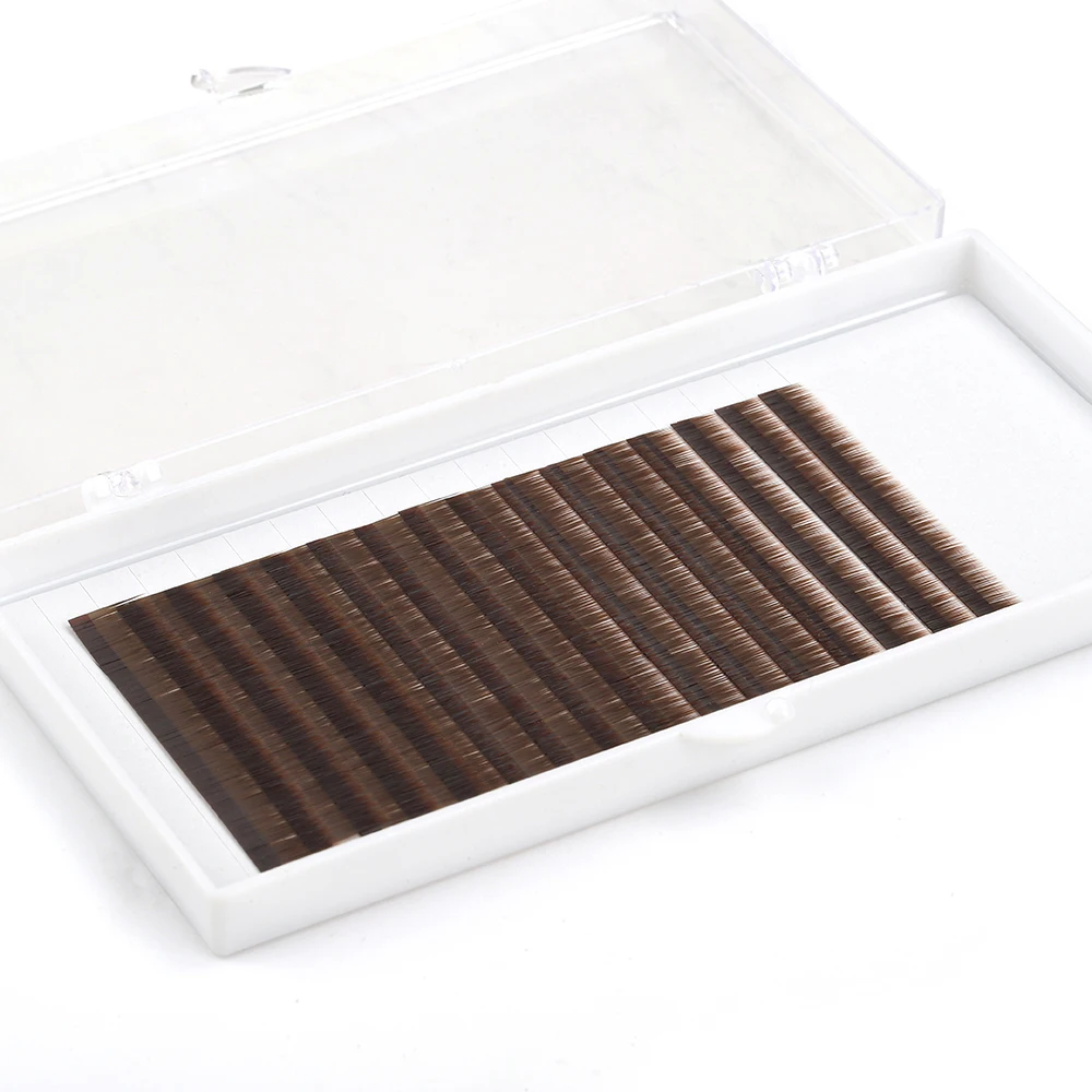 eyebrow extension private label 5 color 5-7mm high quality brow extension