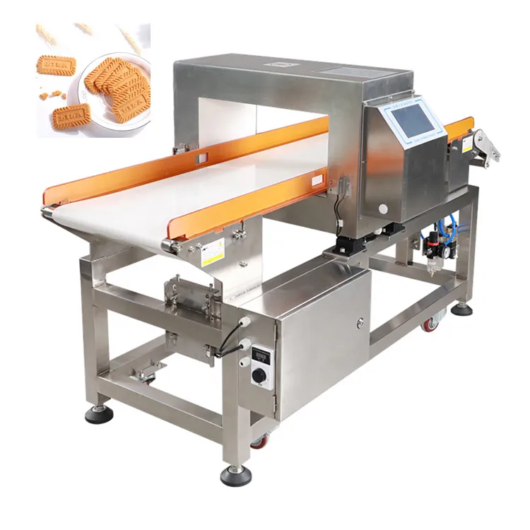 Conveyor Belt Metal Detector For Food Industry Candy Cookie Bread Metal Detector Machine