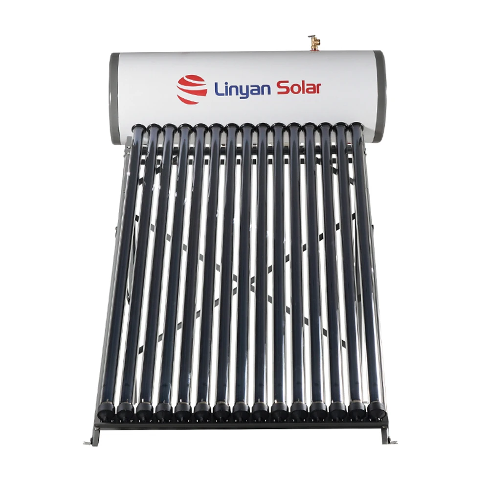 LINYAN Customize  Calentador de agua Solar Hot Water Heater System Stainless Steel Integrated Pressure Boiler Solar Water Heater