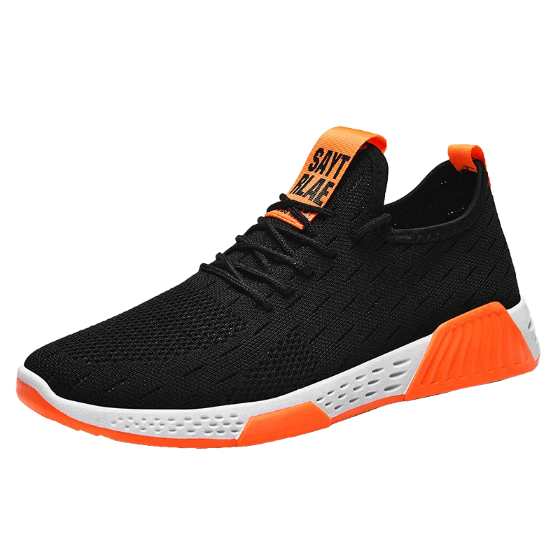 
Wholesale breathable MEN shoes Flying weaving running shoes Soft and comfortable basketball shoes 