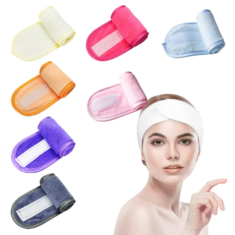 
2021 Wholesale Fashion Thickened Microfiber Spa Makeup Headband For Women 