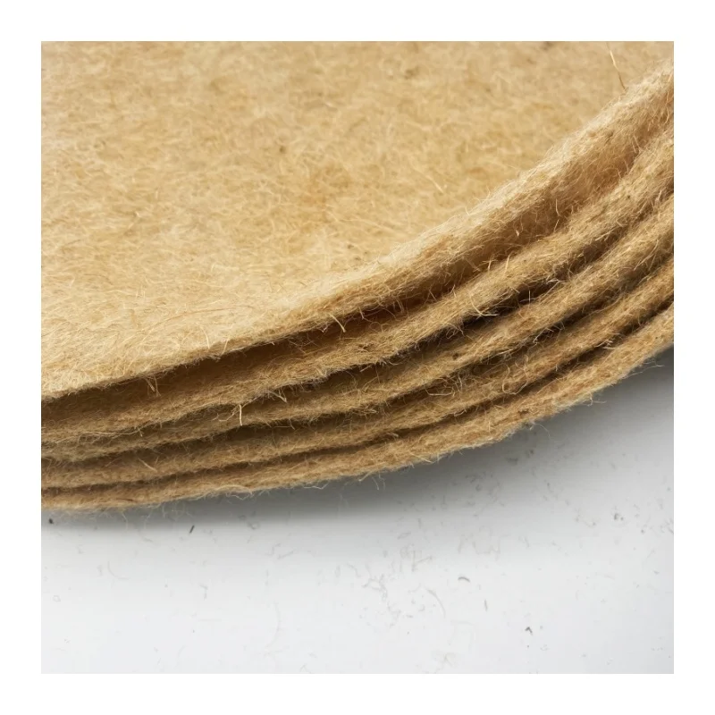 jute felt recycled plant fiber felt jute and hemp grow mats Non Woven Jute Hemp Mat Horticultural For Hemp Growing