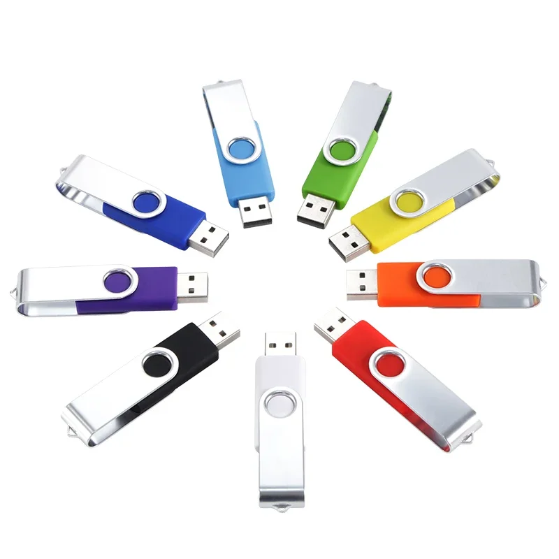 100% original brand Swivel USB Stick 1GB 2GB 4GB 8GB 16GB 32GB 64GB 128GB Pendrive mini USB Flash Drives