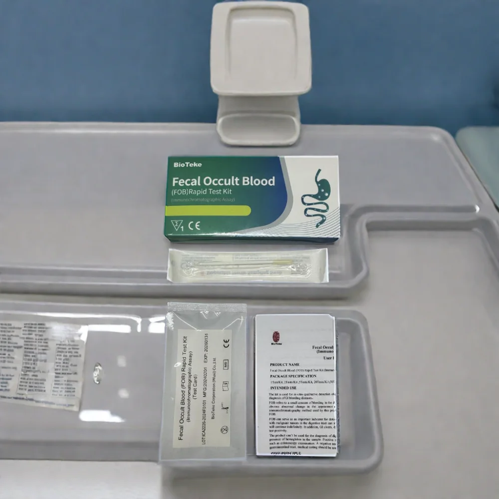 Bioteke Brand High Accuracy Fecal Occult Blood Test Kit Rapid Stool Blood Cassette for Pathological Analysis
