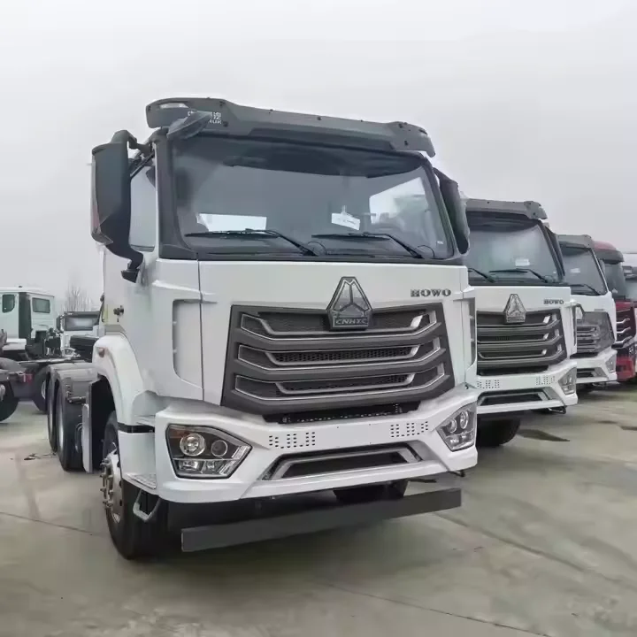 Тяжелый 420hp Подержанный черный Howo A7 тракторный грузовик для продажи