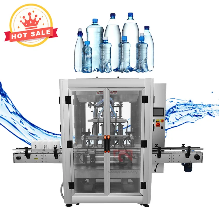 Automatic liquid 5 gallon coconut drinking soda pure water bottle filling machine