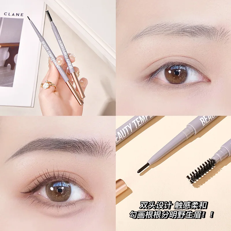 High Quality Slim Eyebrow Pencil Long-Lasting Automatic Waterproof Eyebrow Kit Private Label Makeup for Eyes