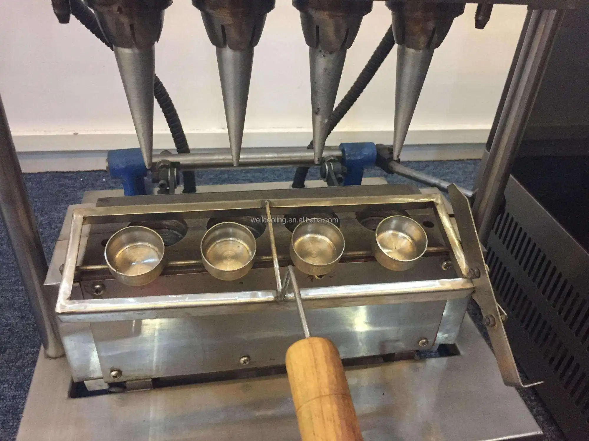 Stainless Steel Ice Cream Tray Cone Egg Rolls Machine Ice Cream Egg Tray Make Machine