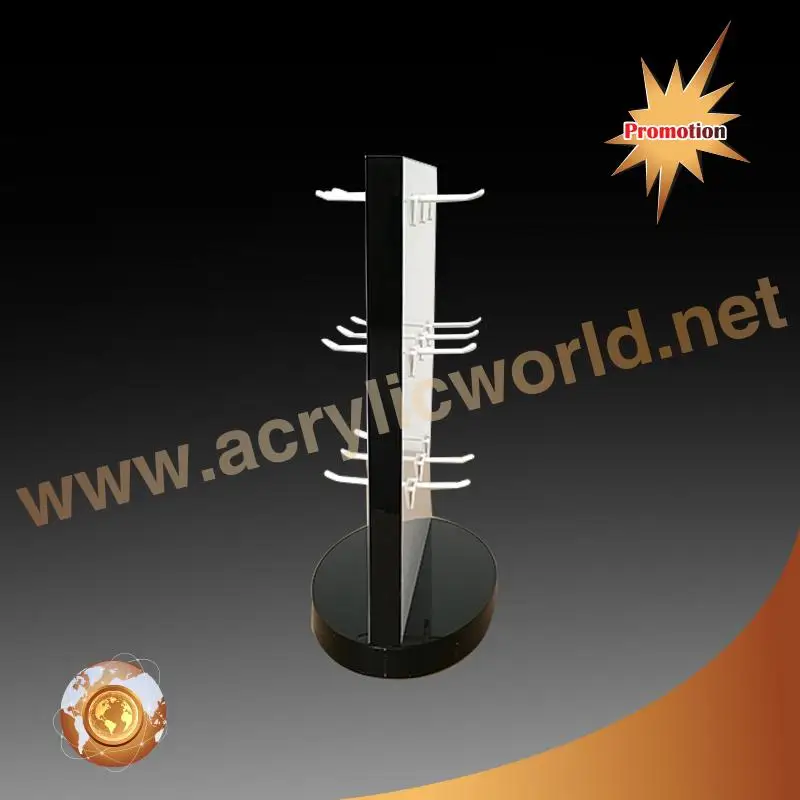 Custom Size Acrylic Display Stand For Socks With Hooks