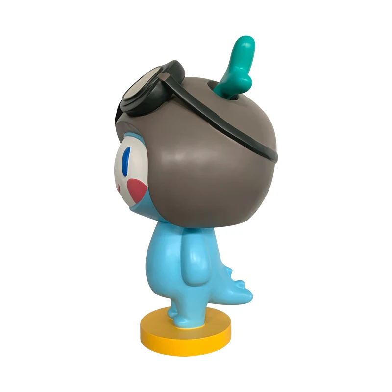 Home Decoration Animal Resin Fiberglass Cute Chinese Dragon Sculpture