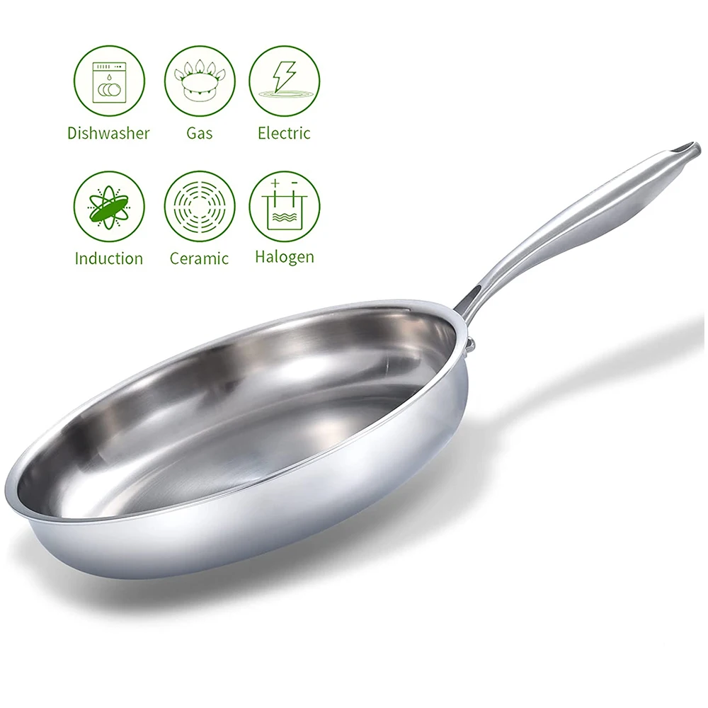 EXW Price Multifunctional  Frying  Pan Stainless Steel Sauce Pan Non-stick Sauce Pan Cooking ware Tools