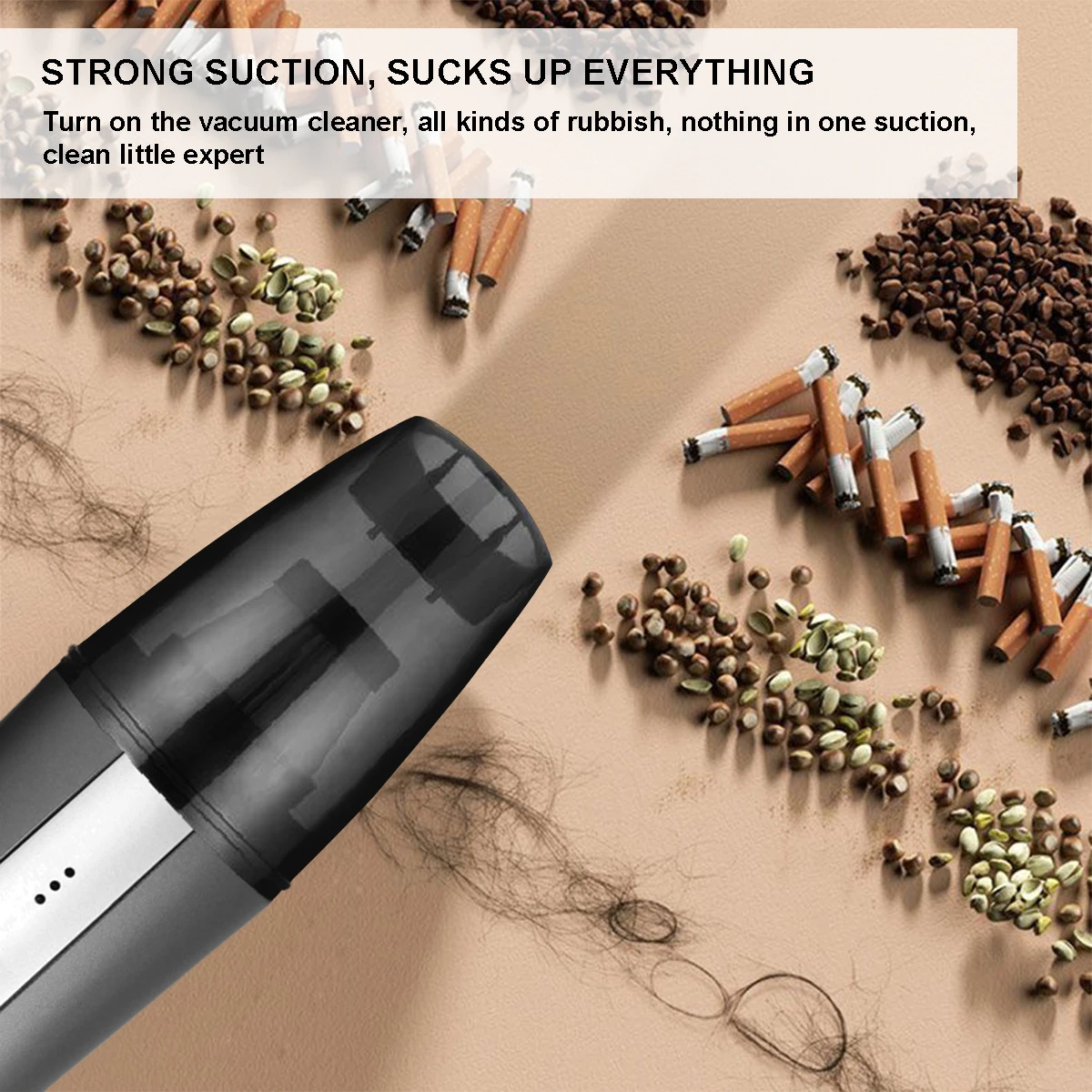 Popular Handheld Car Vacuum Cleaner Cordless With 120W High Power USB Charging Portable Mini