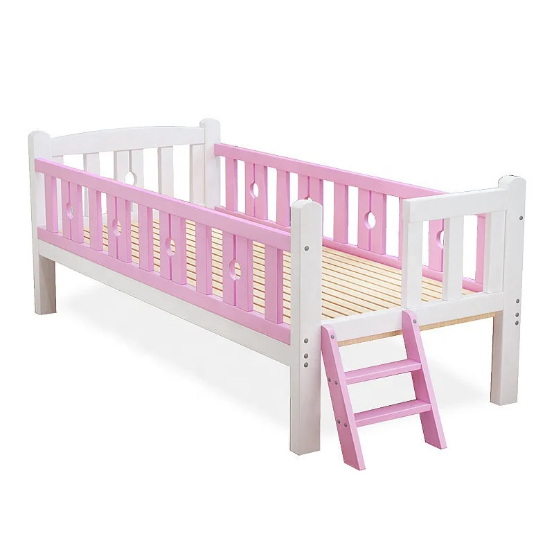 European style New Zealand pine white Multifunctional  basket baby crib