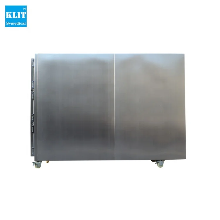 2 corpse mortuary chamber freezer cold storage for mortuary with stainless steel refrigerator