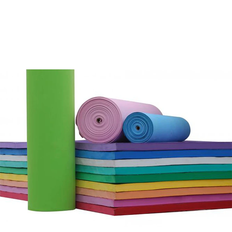 EVA Rubber Antistatic Foam Roll 1mm 2mm 3mm 4mm  Multicolour EVA  Foam Sheet