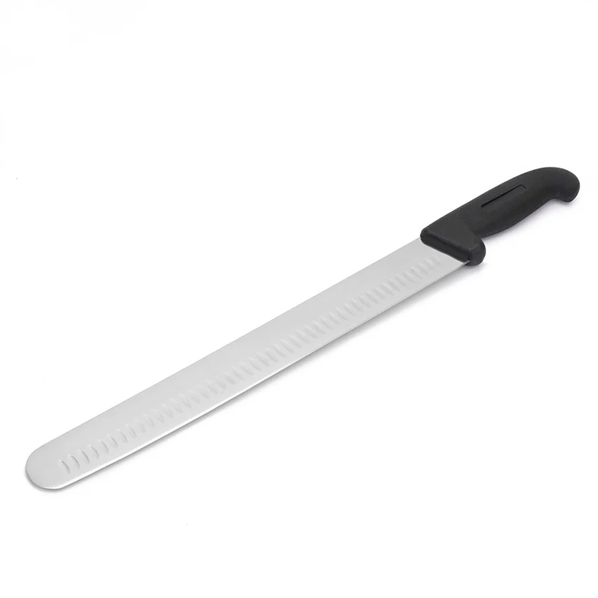 Granton Edge Ham Slicer Kitchen Knife For Meat Slicing