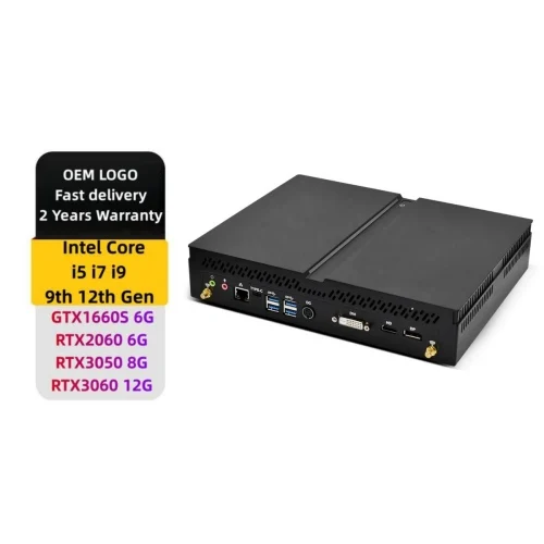 New Intel Core i5 i7 i9 9th 12th Gen Mini Pc NVIDIA GeForce RTX3050 RTX3060 With 4 Usb3.0 8gb Ram 128gb Ssd Mini Pc Computer