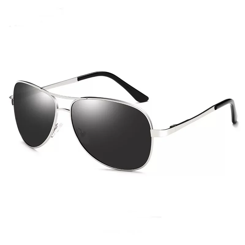 Hot sale pilot sun glasses polarized photochromic lens men sunglasses