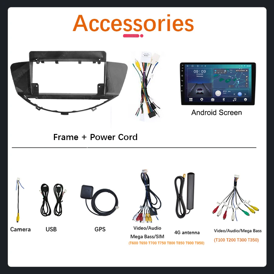 LT LUNTUO Android 13 Auto Radio 4g Wifi Car Video For Subaru Tribeca 2007-2011 Am Fm Rds Car Dvd Player Audio System Dsp Ips