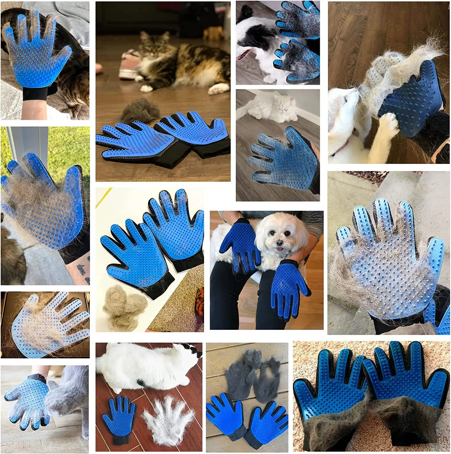 Special Price Silicone Pet Beauty Tool Foldable Dog Massage Shower Hair Removal Rubber Glove Brush