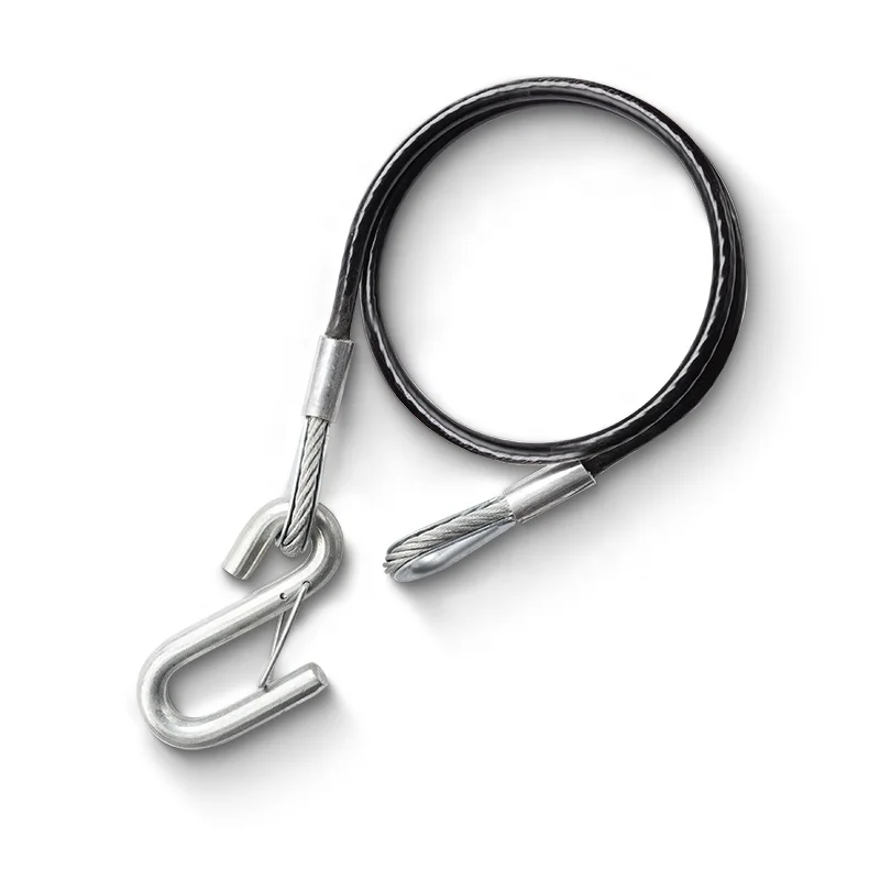 Тяжелые буксировочные тросы Проволочный Трос высокопрочный безопасный крючок стальная проволока трейлер Автомобильный аварийный буксировочный