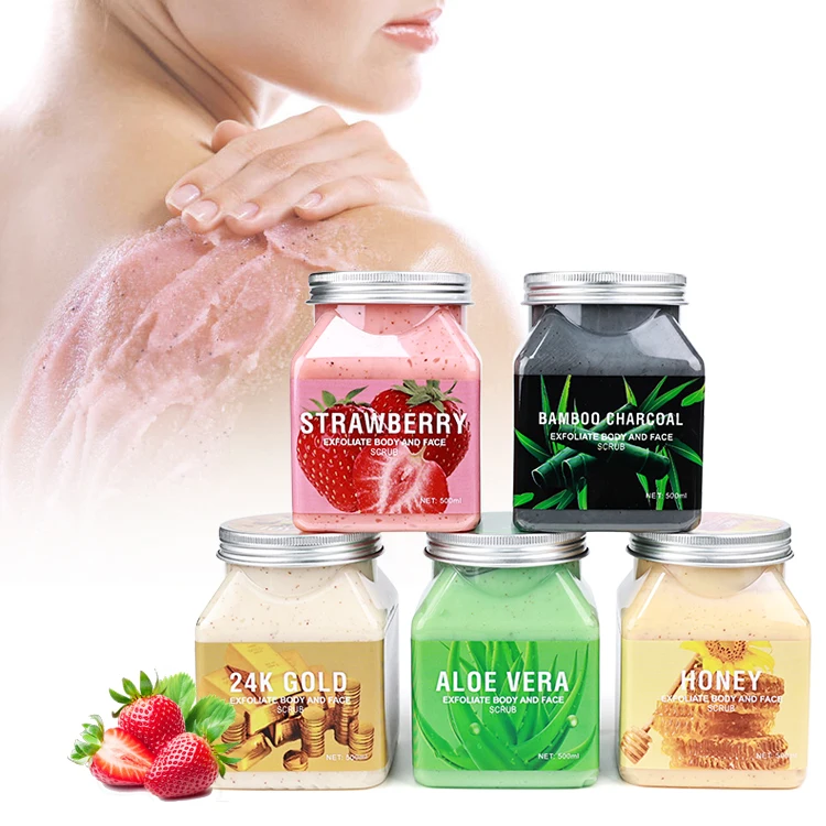 Wholesale Skin Care SPA Moisturizing Sugar Face body Scrub Private Label organic Exfoliating Body Scrub