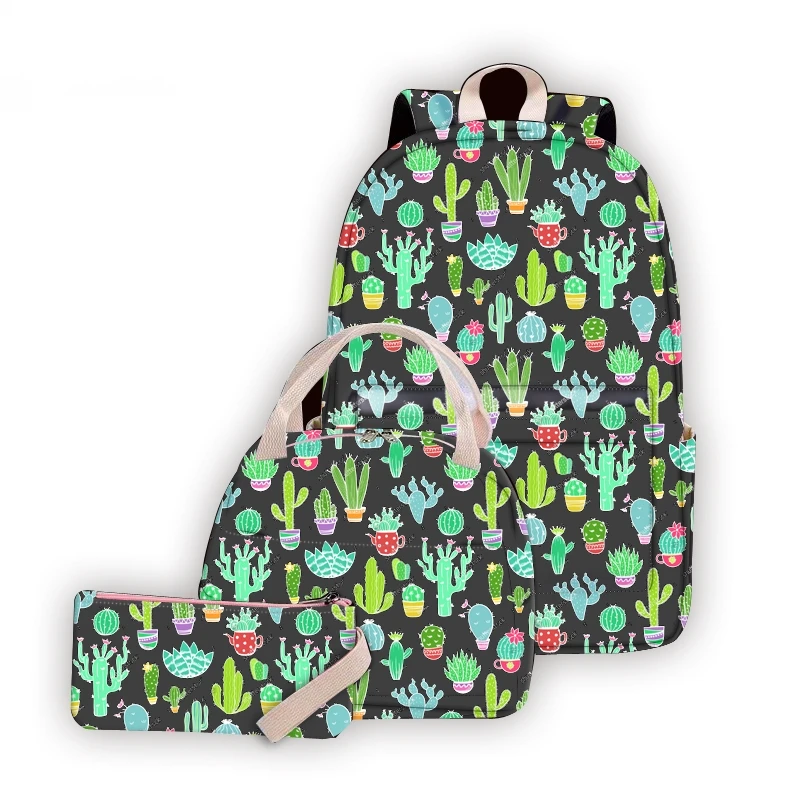 Heopono 3 Set Student Easy Clean Schoolbag Cute Child  Backpack Lightweight Girl Primary School Bags Buy Online