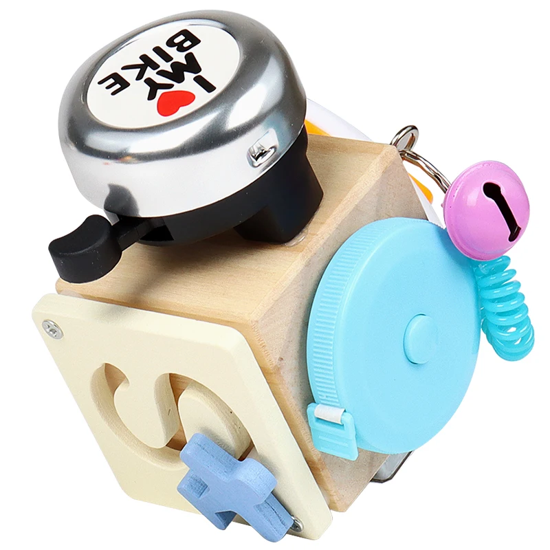 Best selling Wooden toys Multifunction music Busy block remove fidget sensory toys Montessori Educational toys for child