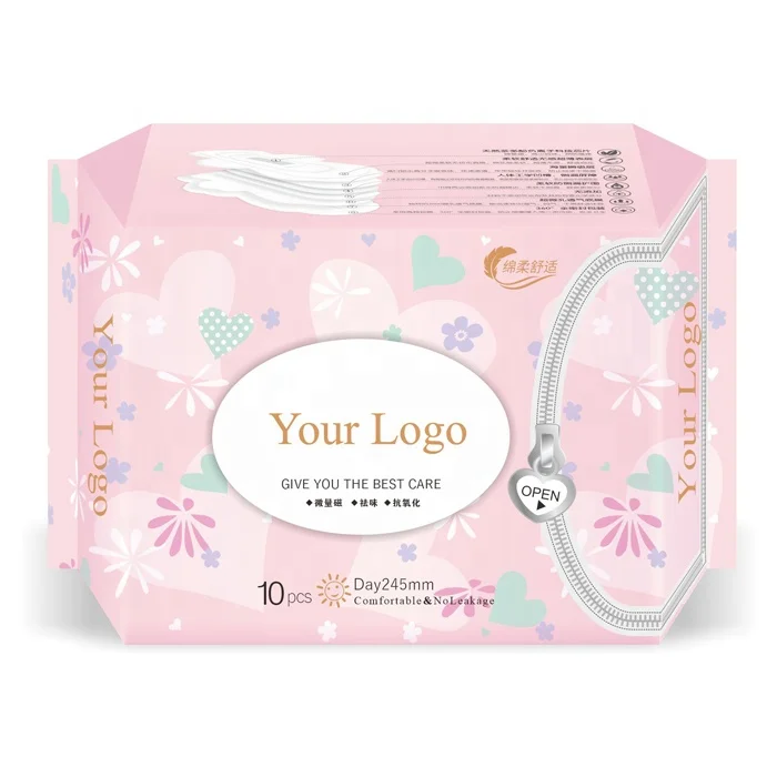 Фабричная дешевая цена OEM оптовая продажа хлопковые биоразлагаемые женские гигиенические салфетки женские менструальные прокладки