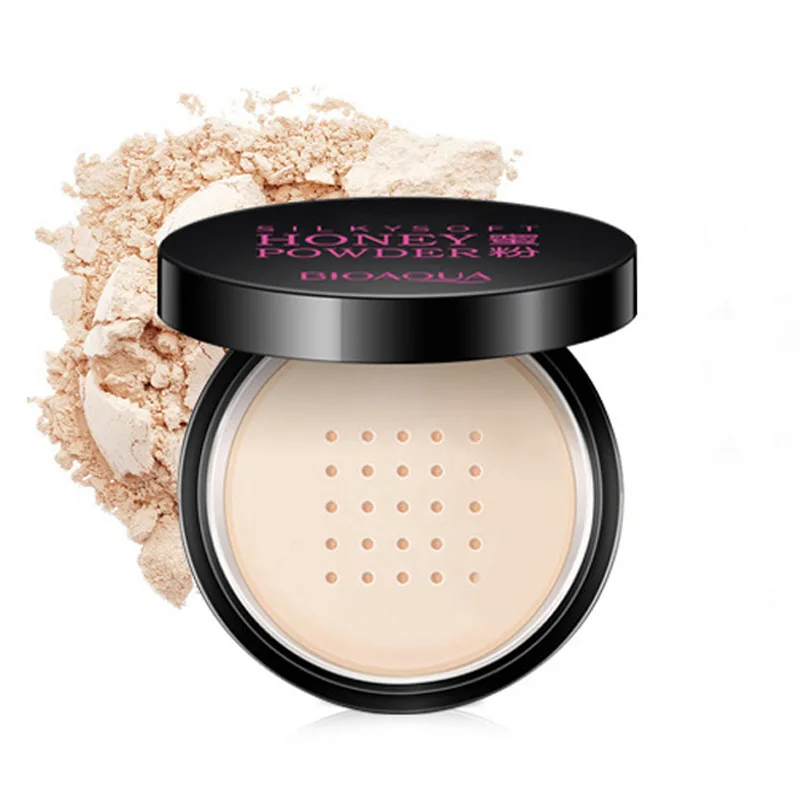 OEM bioaqua oil controlling mineral repairing long lasting breathable vegan whitening loose setting powder