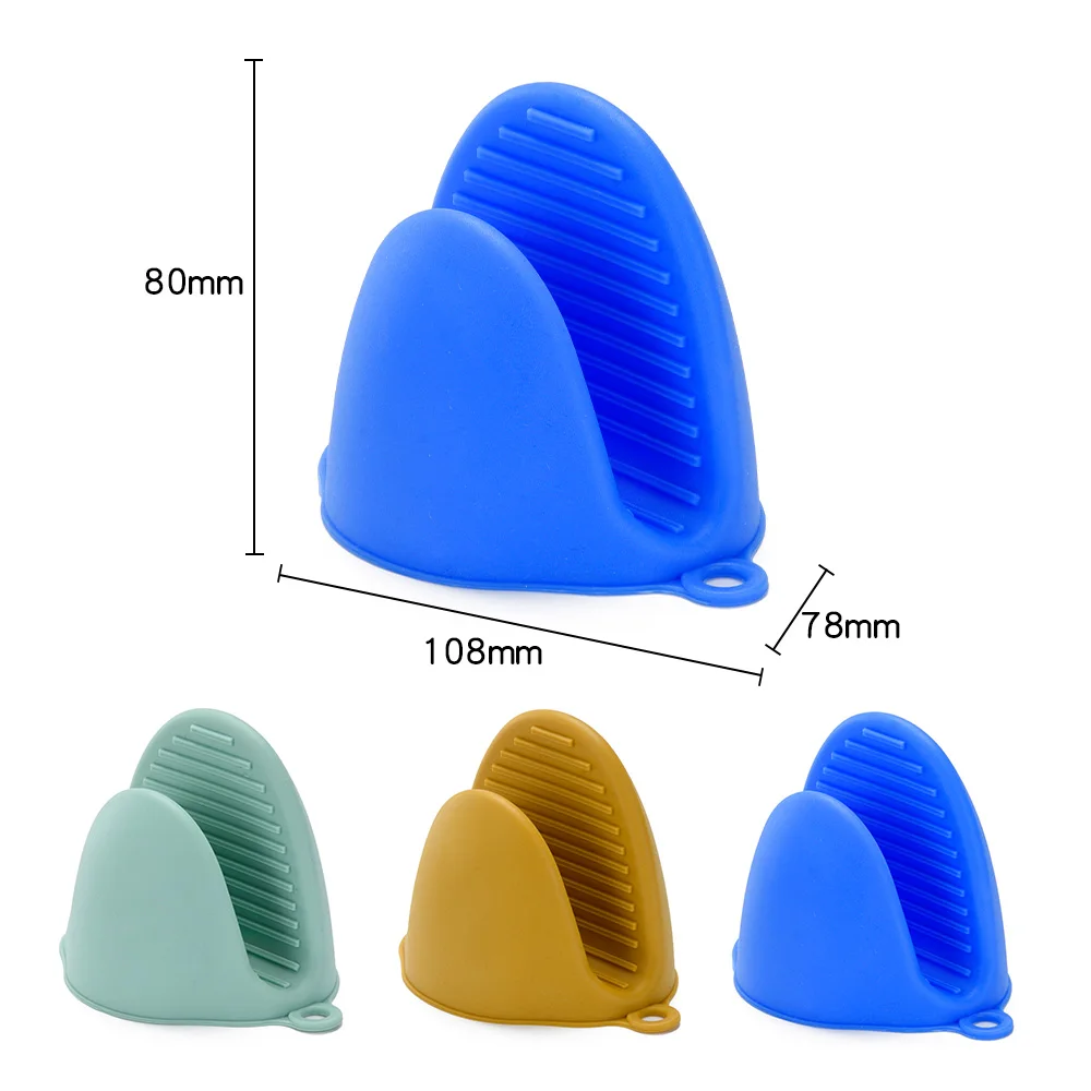 Kitchen Gadgets Silicone Oven Mitts Silicone Pot holders Hand Clip Silicone Pot Holders