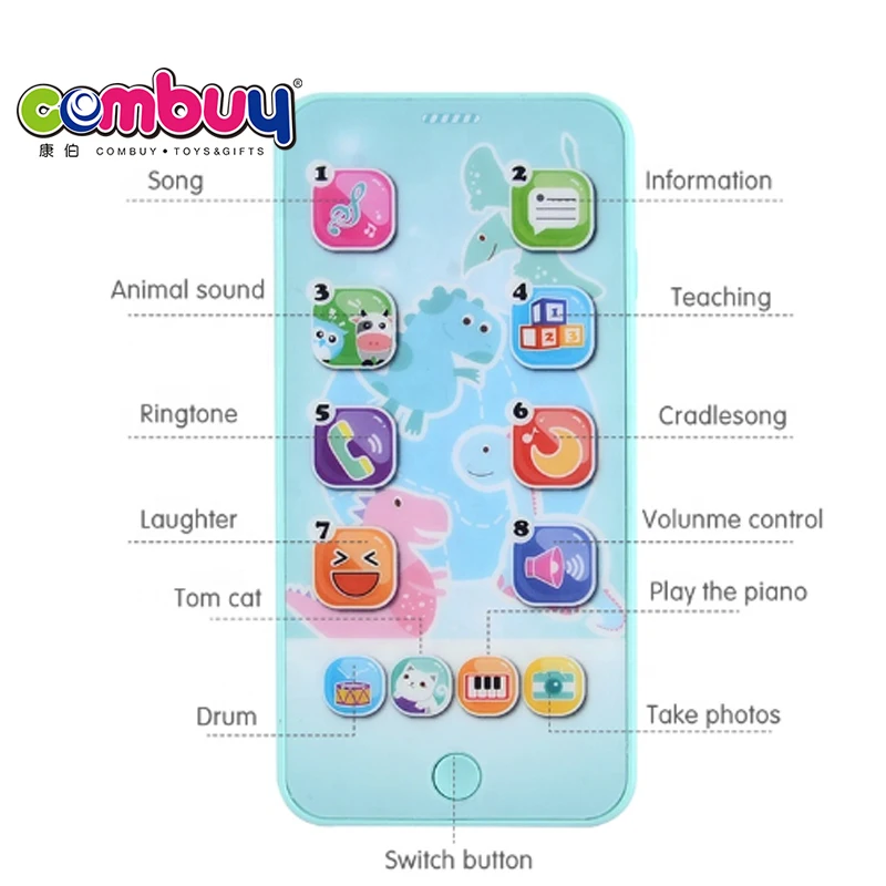 Smart touch electric sound baby musical toy phone