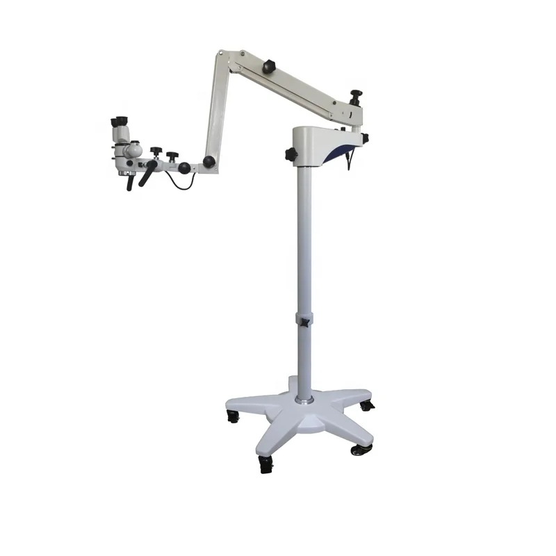 Straight Binocular Surgical Microscope with 10W LED Coaxial Light