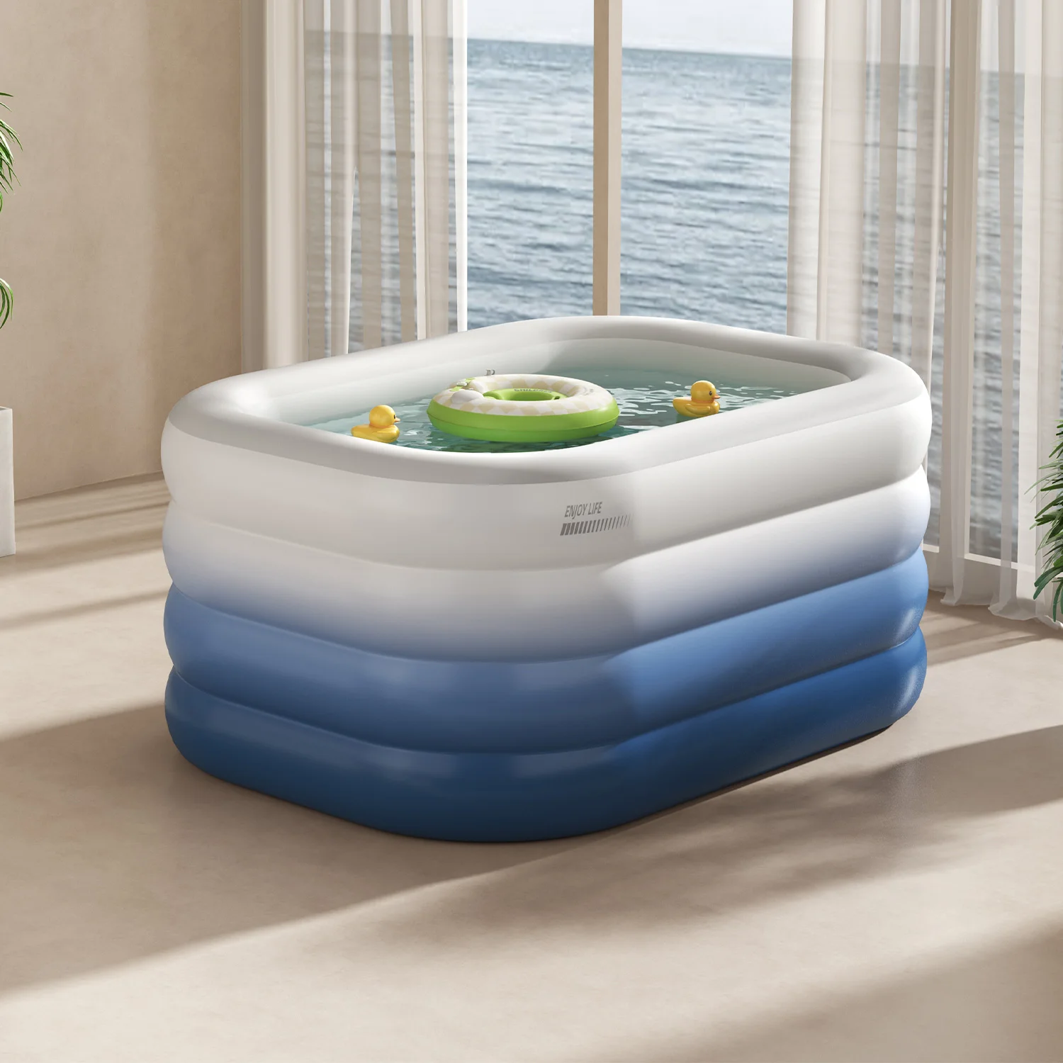 Multifunctional Inflatable Swimming Pool Indoor Ball Pit Pool Kid Toy Pool Blow Up Bathtub Customizable