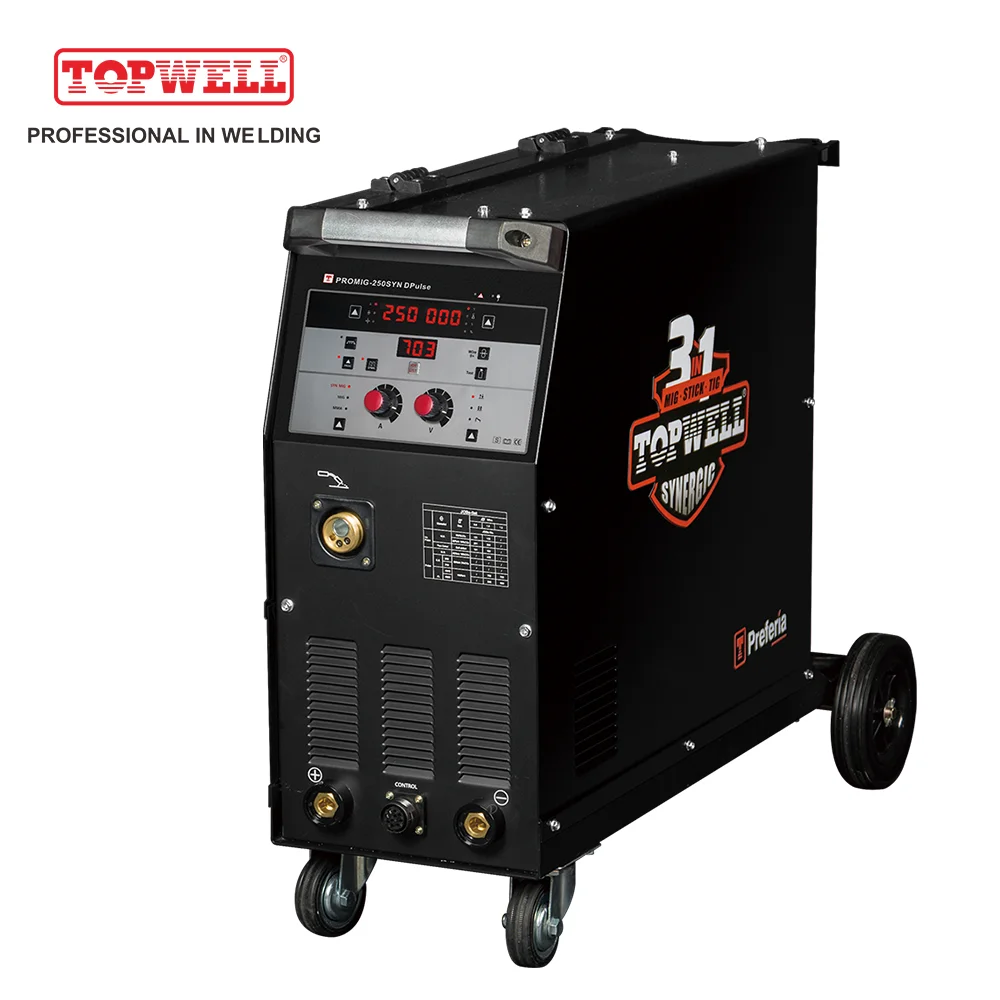 Double Pulse MIG Welding Machine PROMIG 250SYN DPulse under Synergy Control