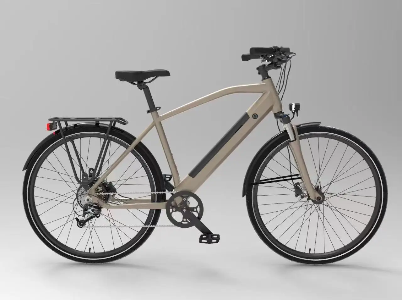  Чехол для аккумулятора EEL Ebike 30 ячеек 18650 дюйма л грубая труба с предохранительным замком 36 В коробка электрического