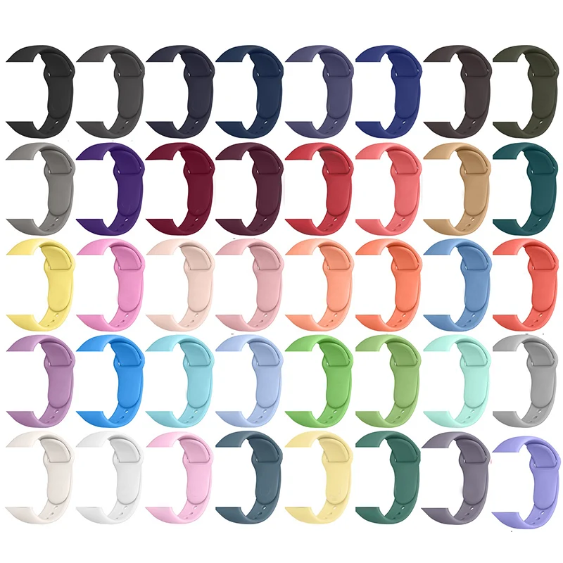  Ремешок силиконовый для Apple Watch Band спортивный Роскошный дизайнерский браслет