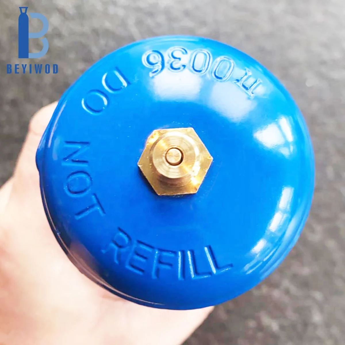 Disposable non-refillable whipped cream  0.95L CO2 Gas cylinder  for sale