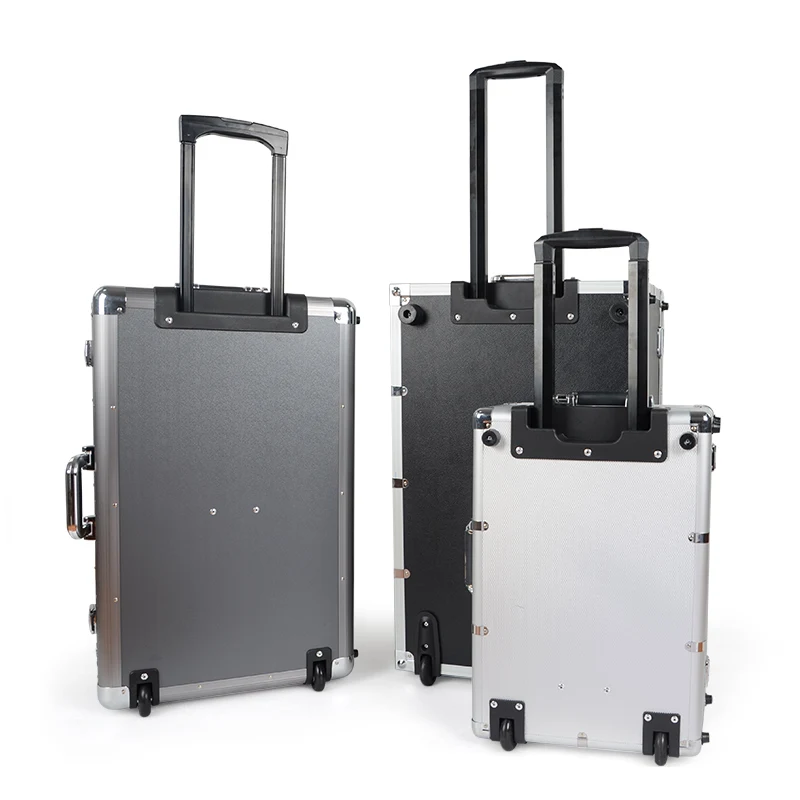 High capacity Aluminum Rolling Trolley Suitcase