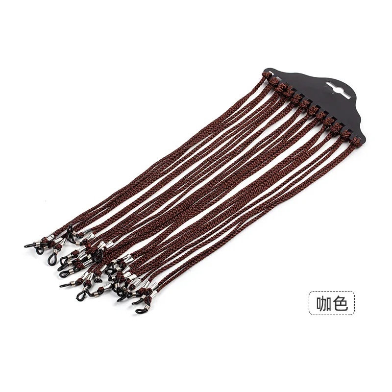 12-Piece Set Eyeglass Chain Nylon Non-Slip Glasses Cord for Sunglasses, Reading Glasses