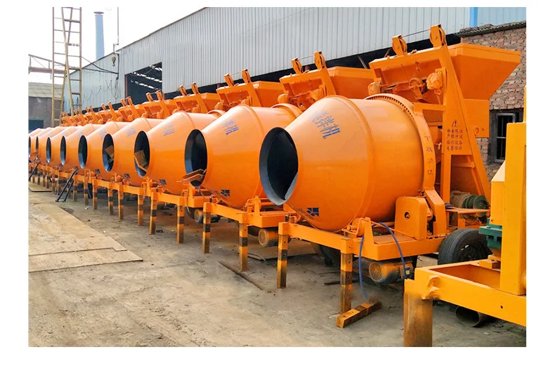 multifunction Arrival Forced Mini Portable Diesel Concrete Mixer With Concrete Pump