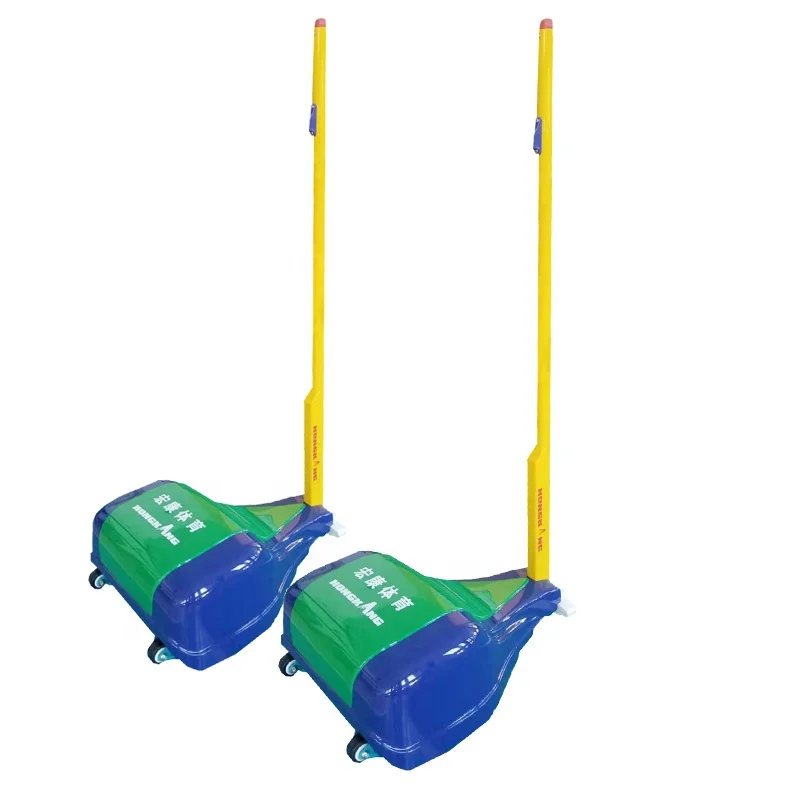 Indoor Portable Badminton Net Post Movable Badminton Post For Tennis Volleyball Training