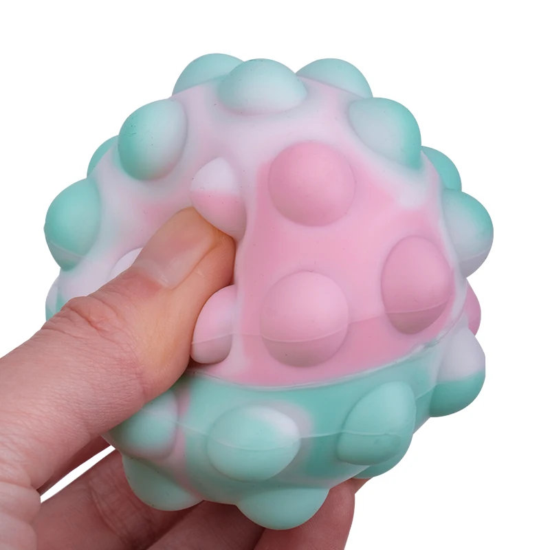 Silicone Autism Push Pop Bubble silicone decompress toy Popit Kids Fidget Toys