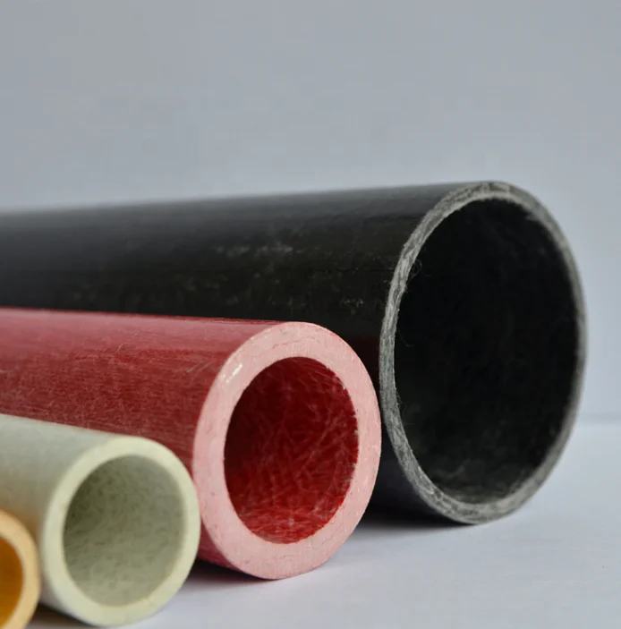 High Strength FRP GRP Fiberglass Round Tube Pultrusion FRP Round Pipe