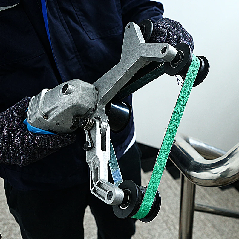 New Type Pipe Belt Polishing Machine Steel Belt Sander 800w Wood Floor Sander Burnish Polishing Machine